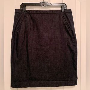 LOFT Pencil Skirt Navy 14 NWOT